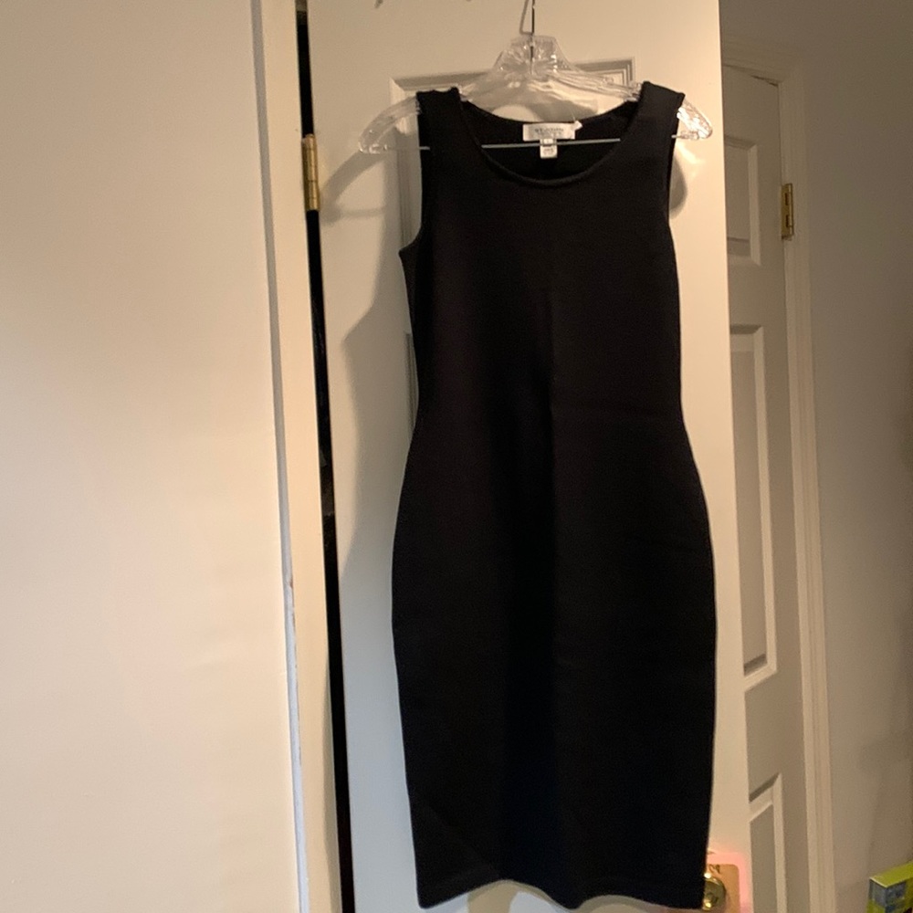 ST. JOHN black knit dress size 2-4. Brand new with tags. Classic knit